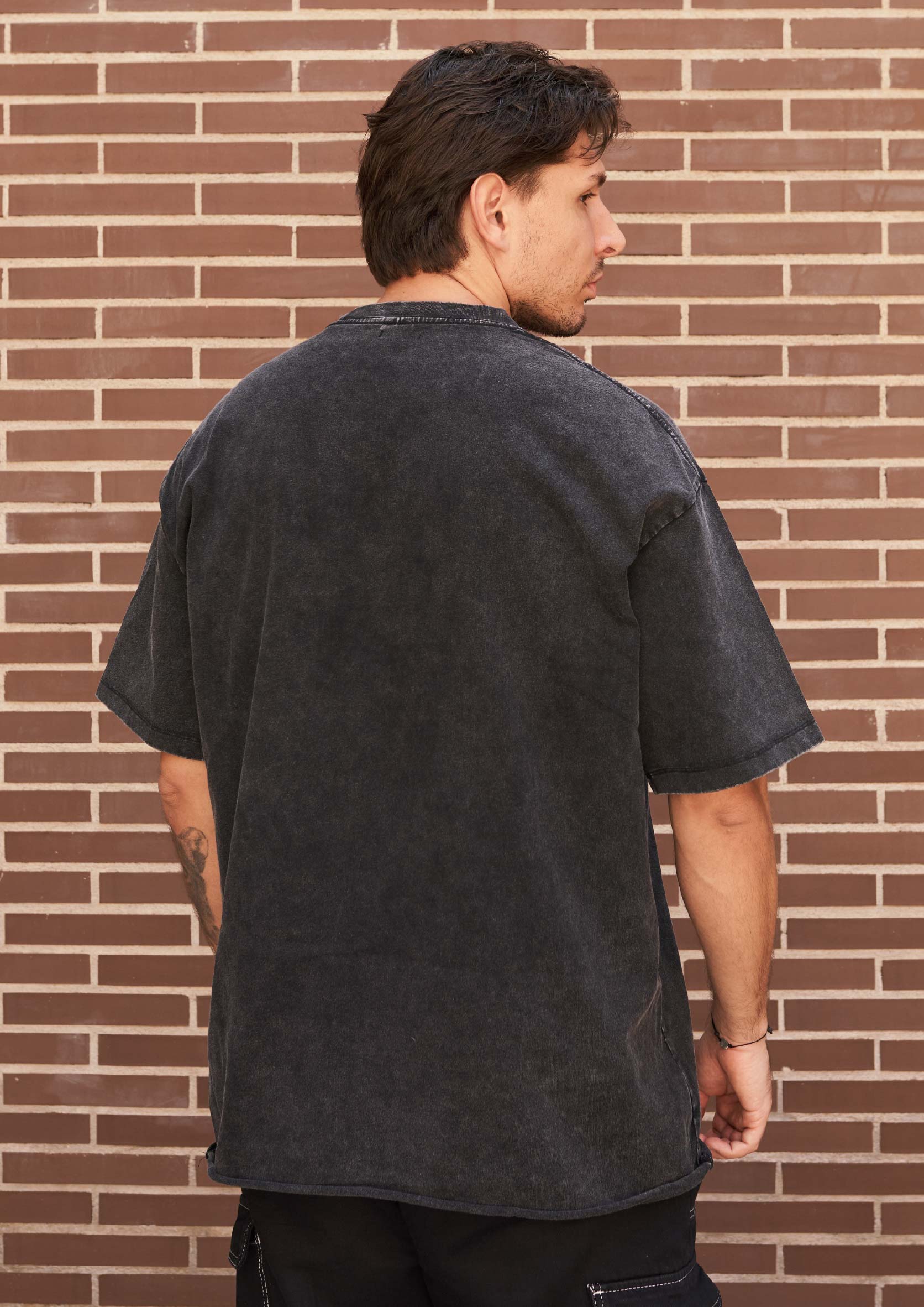 "Gedō" Washed Oversized Tee