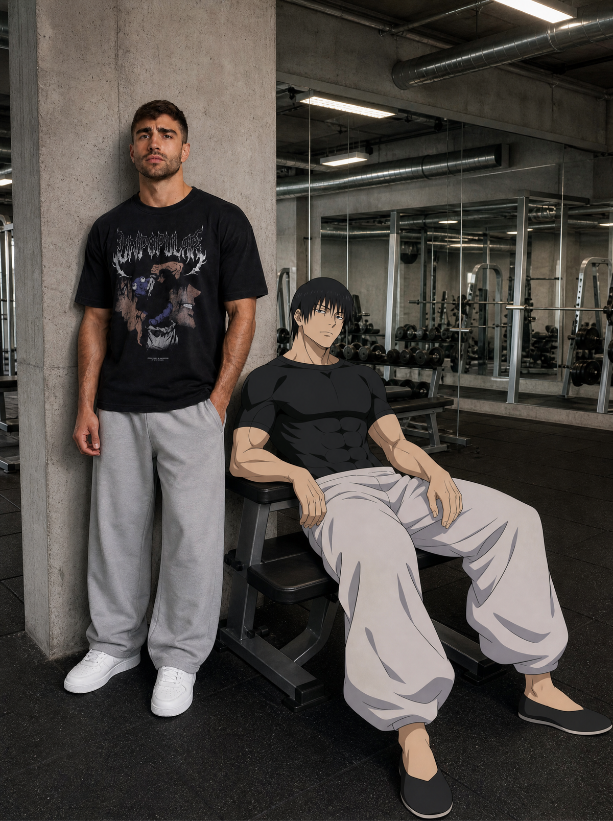"Toji" Gym Cover Up
