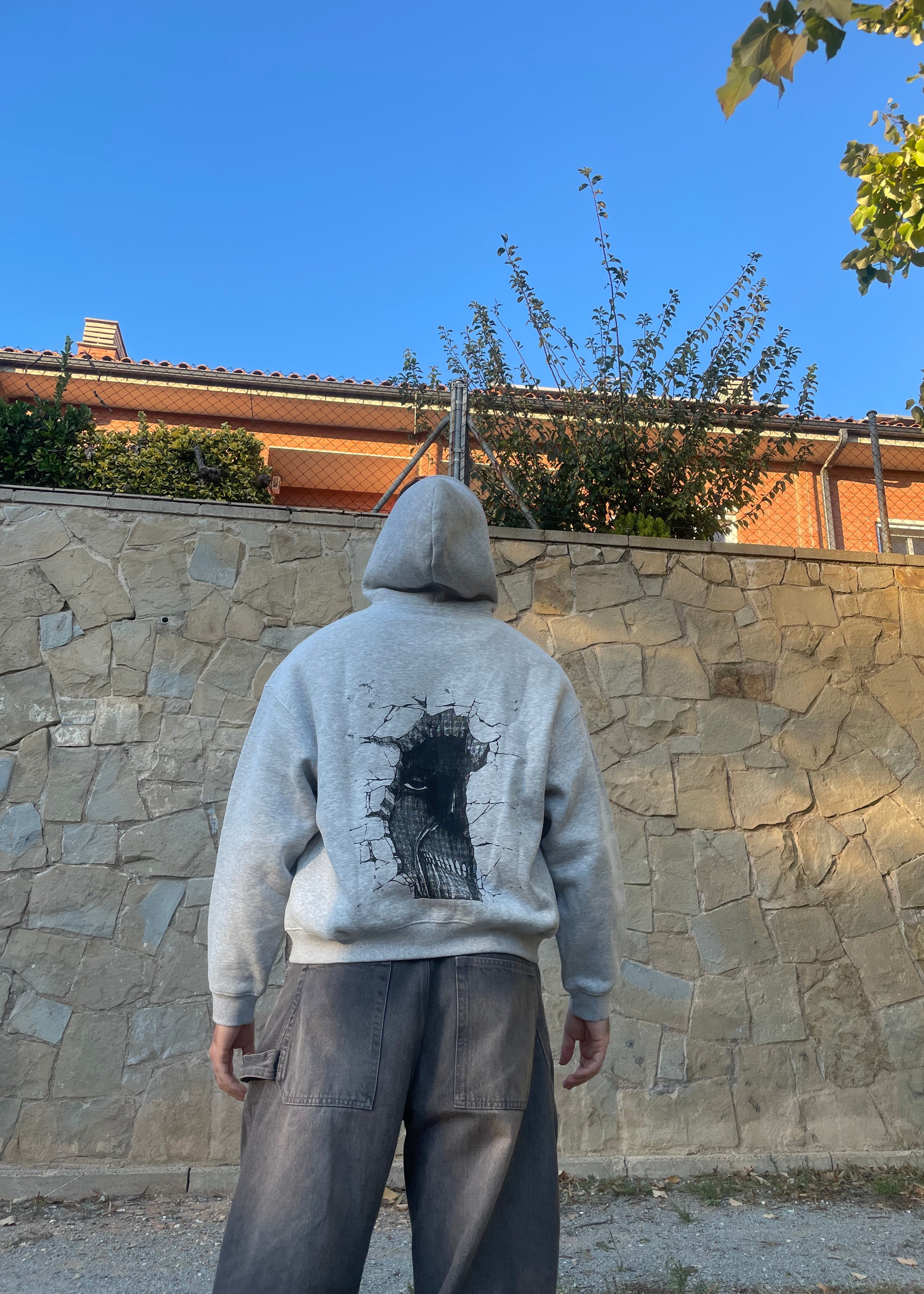 "Titan" Cropped Fleece Zip-up Hoodie