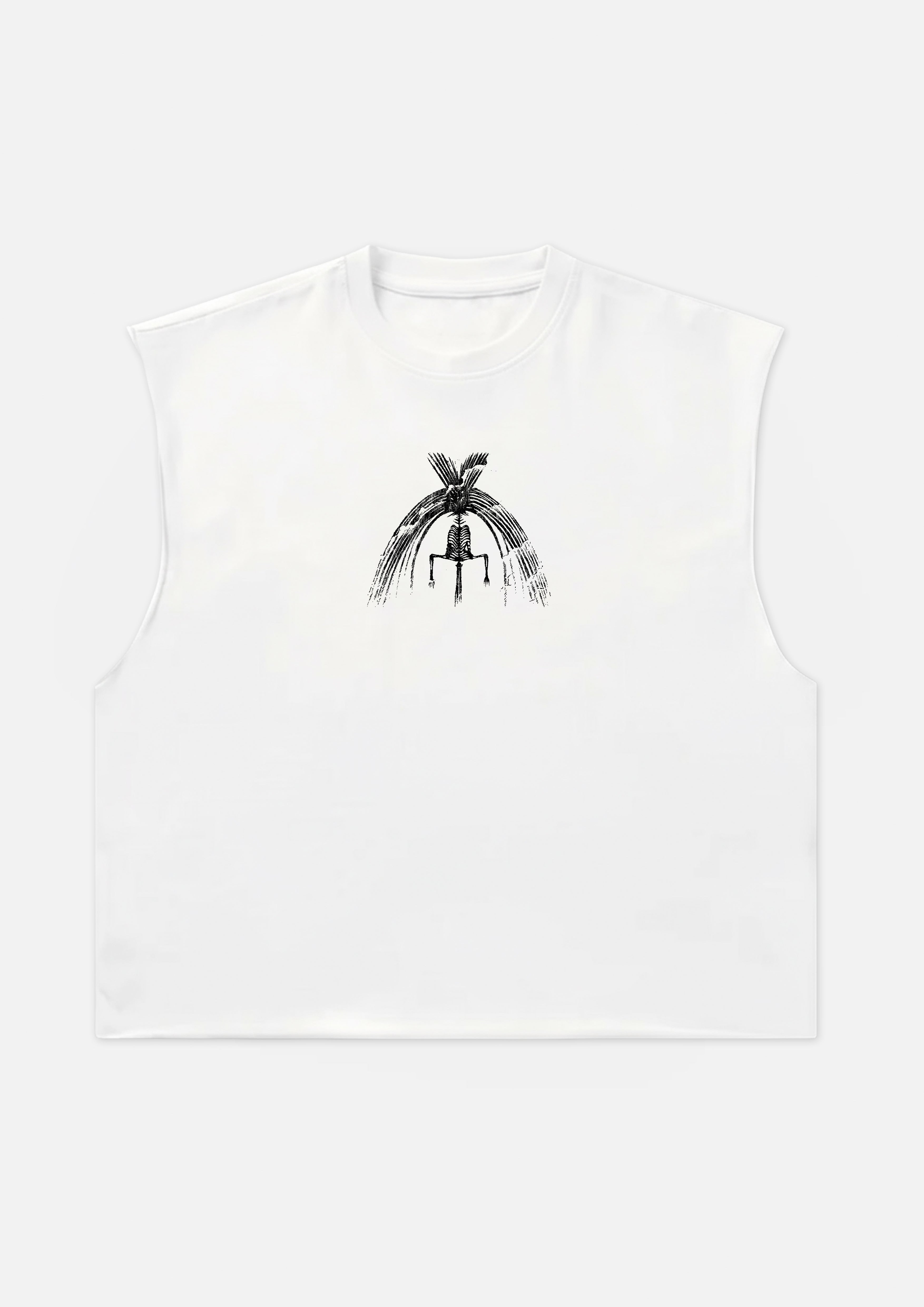 "Rumbling" Cropped Boxy Tank Top