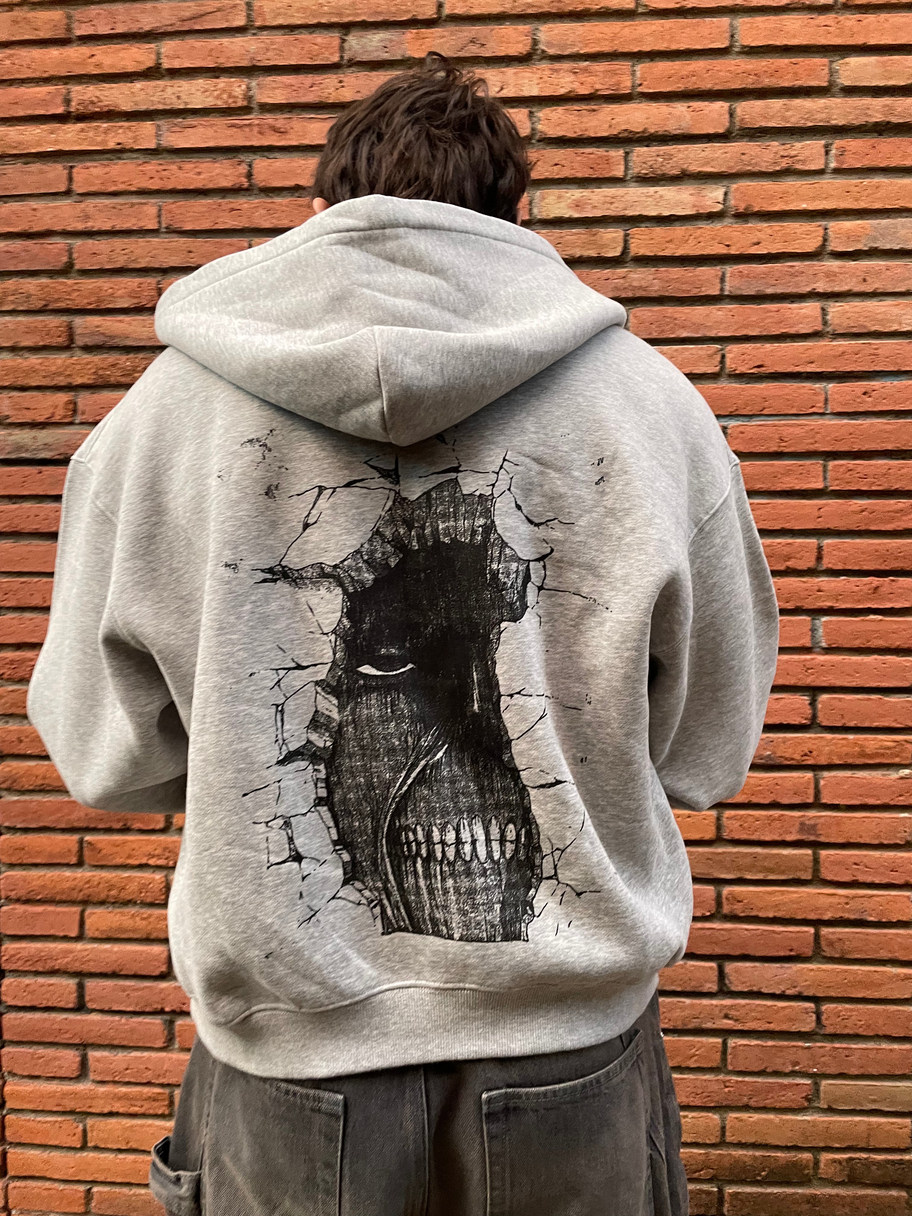 "Titan" Cropped Zip-up Hoodie