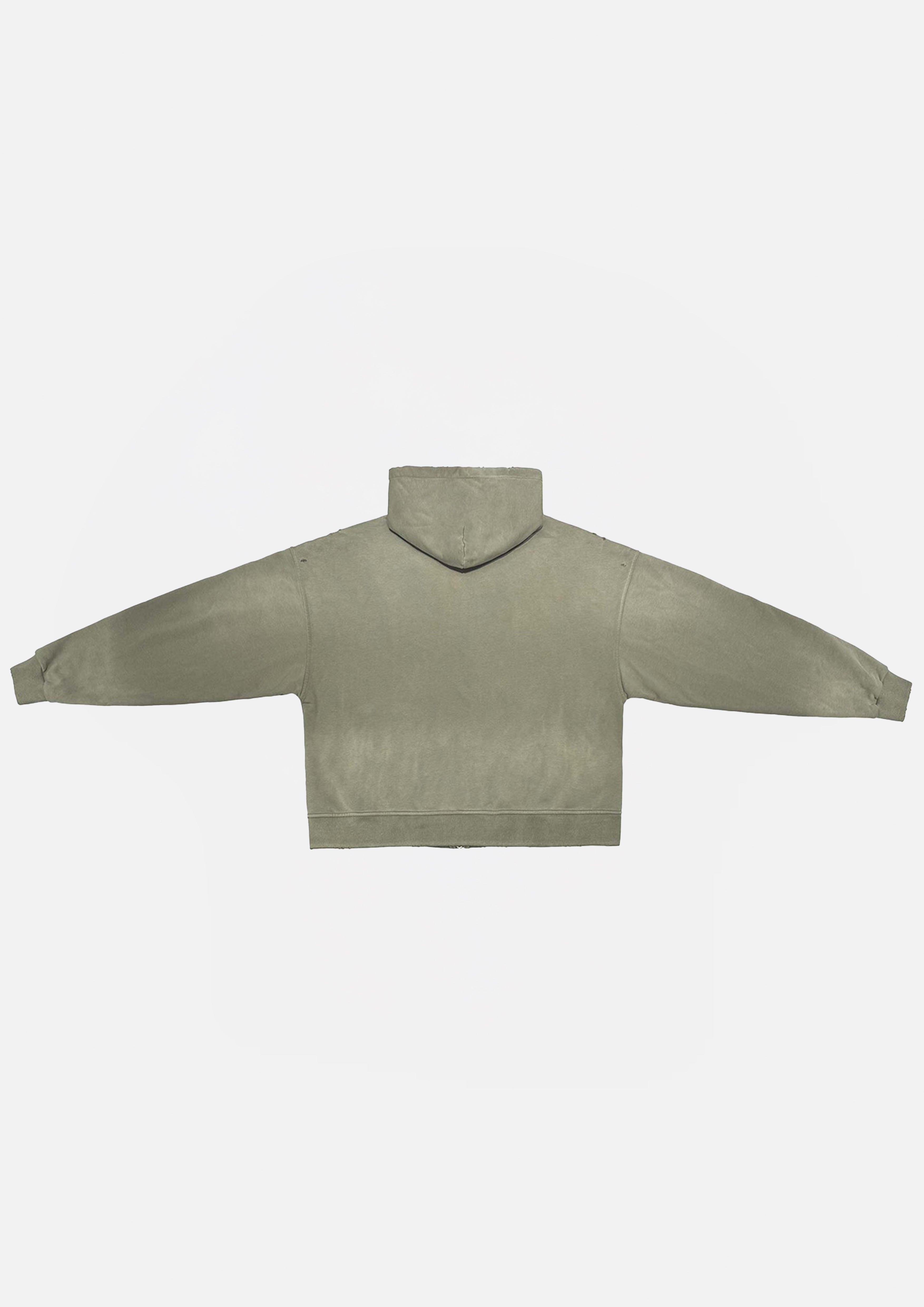 "Goals" Unisex Washed Zip-Up Hoodie